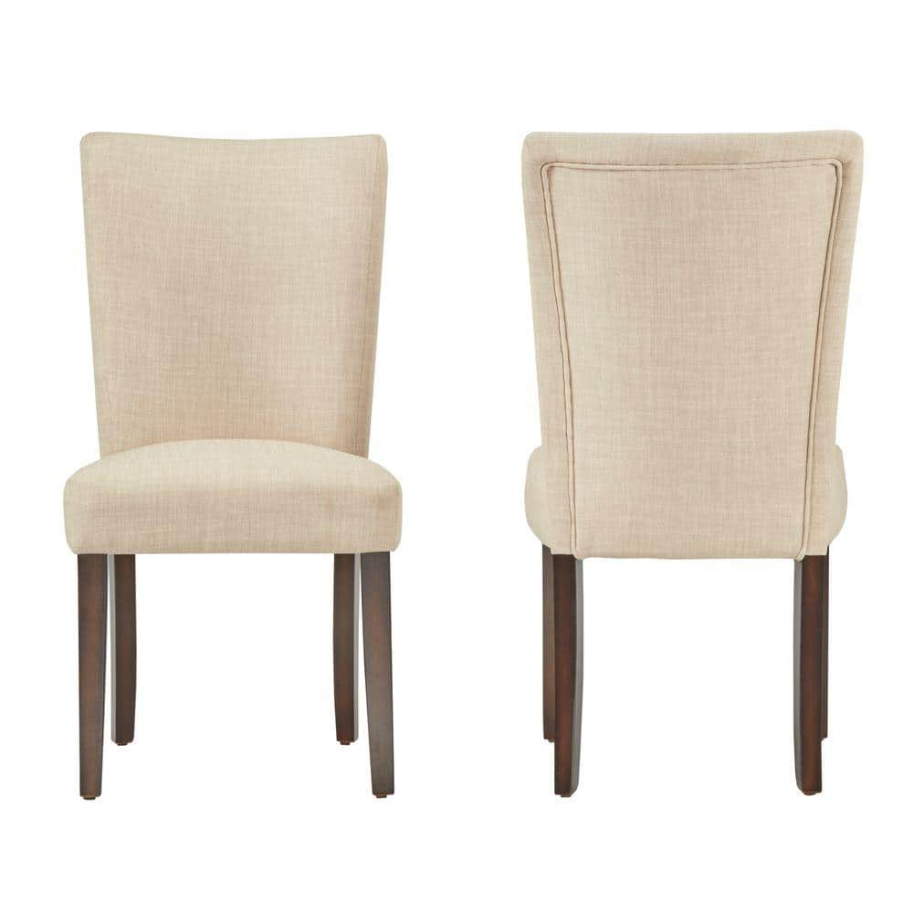 HomeSullivan Whitmire Oatmeal Linen Dining Chair (Set of 2) 40721BLS2PC ...