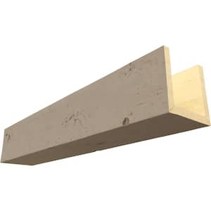 Endurathane 6 in. H x 6 in. W x 8 ft. L Knotty Pine Champagne Mist Faux Wood Beam