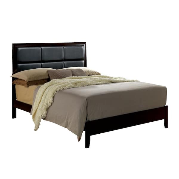 William's Home Furnishing Janine Cal. King Bed Espresso Finish