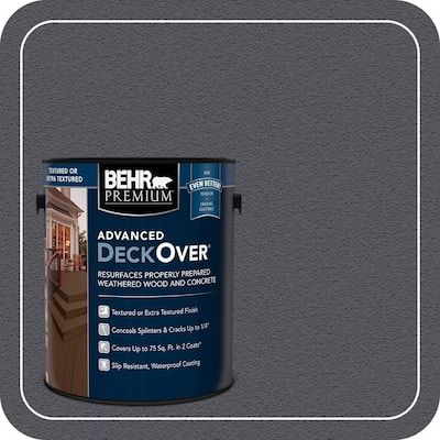 1 gal. #PFC-65 Flat Top Textured Solid Color Exterior Wood and Concrete Coating