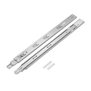 22 in. (550 mm) Stainless Steel Full Extension Side Mount Soft-Close Ball Bearing Drawer Slides, 1-Pair (2-Pieces)