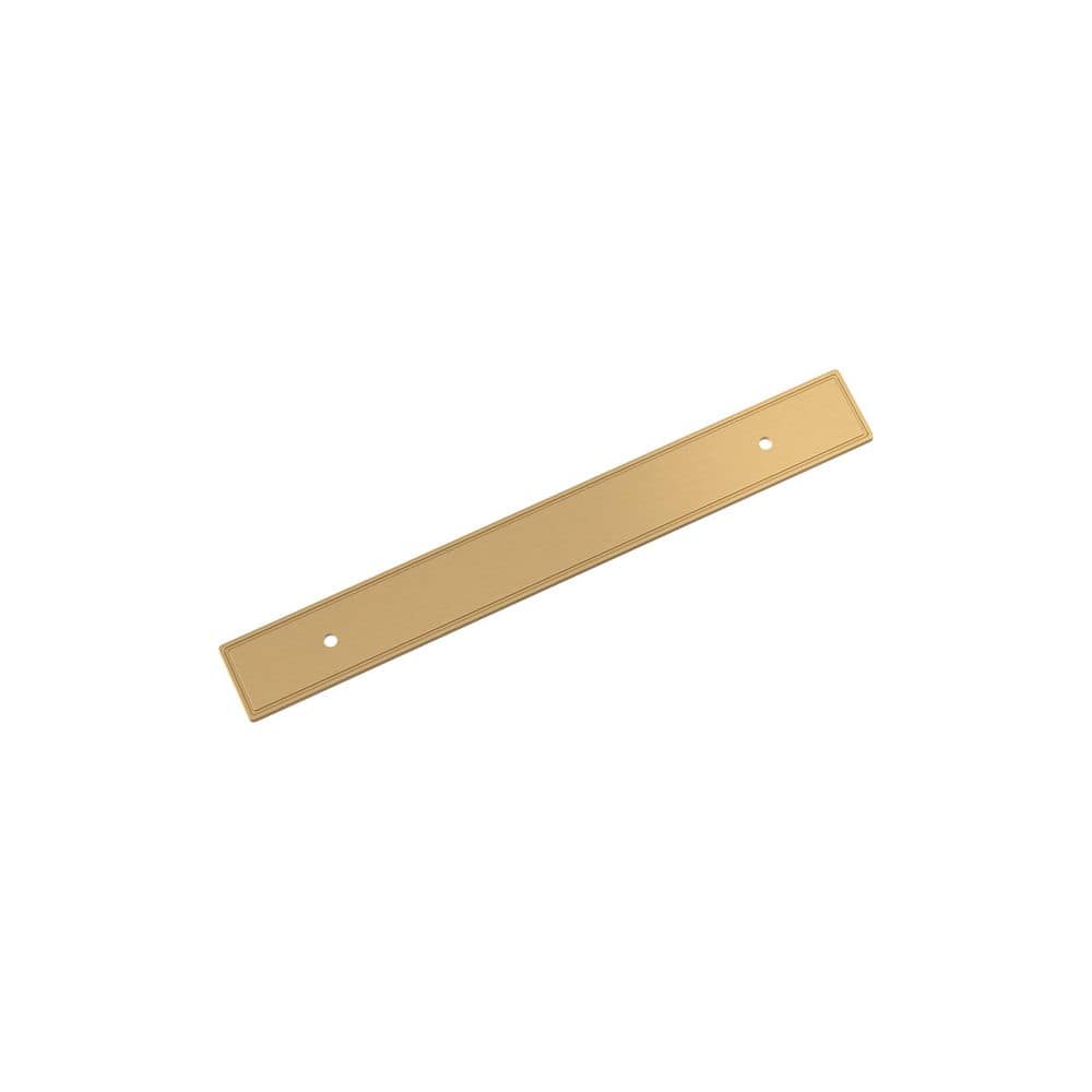 Thoreau 6-5/16 in. Center-to-Center Rectangle Champagne Bronze Pull Cabinet Backplate price history on PriceWatchPro