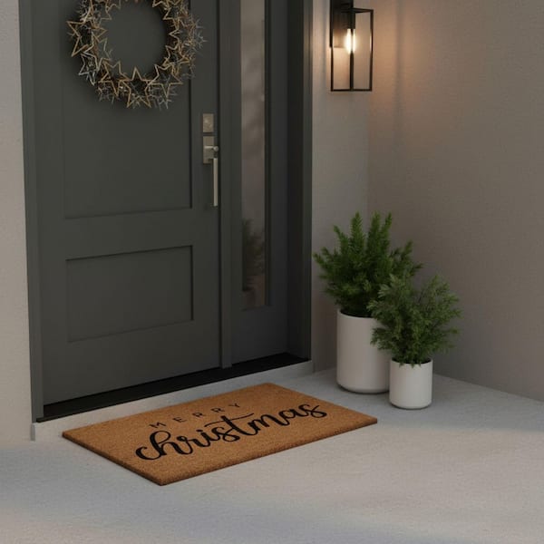 Classic Christmas Doormat 17" x 29"