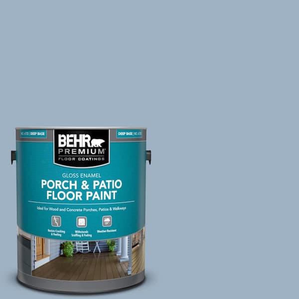 BEHR PREMIUM 1 gal. #S520-3 Perfect Landing Gloss Enamel Interior/Exterior Porch and Patio Floor Paint