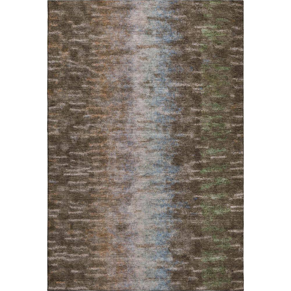 Mayfield Premium Machine Washable Abstract AMF2318 Brown 8 ft. x 10 ft. Area Rug price history on PriceWatchPro