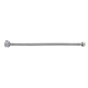 1/2 in. FIP x 7/8 in. Ballcock Nut x 16 in. Braided Stainless Steel Toilet Supply Line