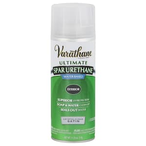 11.25 oz. Clear Satin Spar Urethane Spray Paint (6-Pack)