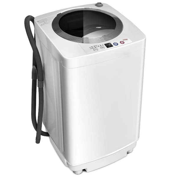 0.79 cu. ft. Electric All-in-One Washer Dryer Combo in White with Drain Pump