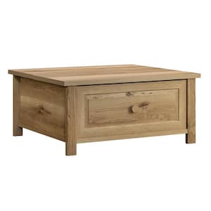 Hillmont Farm 35.276 in. Timber Oak Rectangle Composite Coffee Table with Lift-Top and Storage Drawer