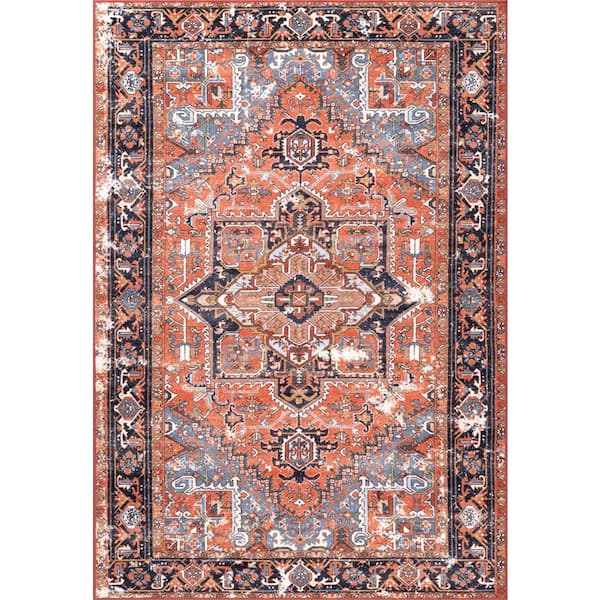 nuLOOM Sherita Oriental Persian Rust 10 ft. x 14 ft. Area Rug