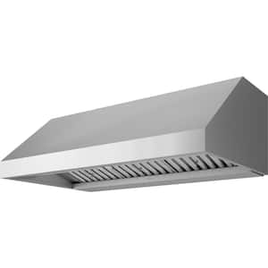 Cypress 54 in. 1200 CFM Wall Mount Range Hood with LED Light in Stainless Steel