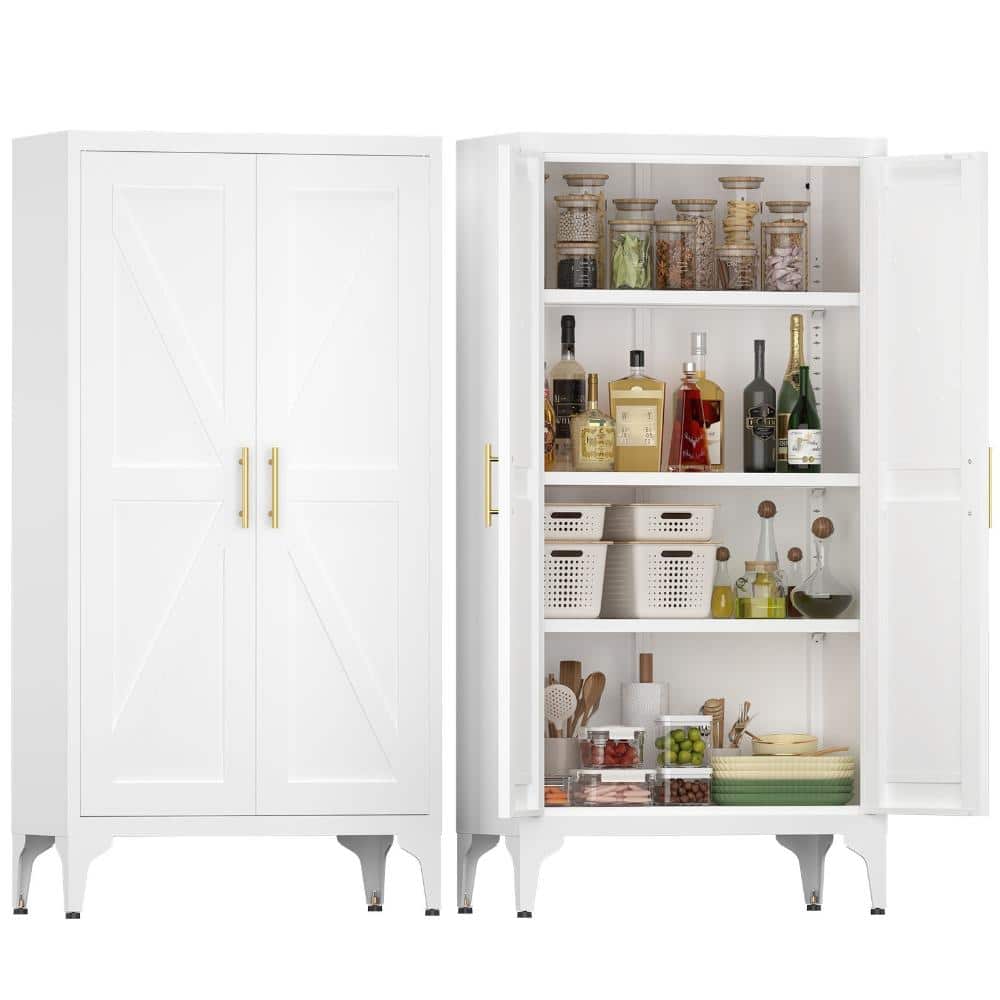 2-Drawer White Powder-Coated Steel 23.62 in. W Vertical File Cabinet durable construction easy to install