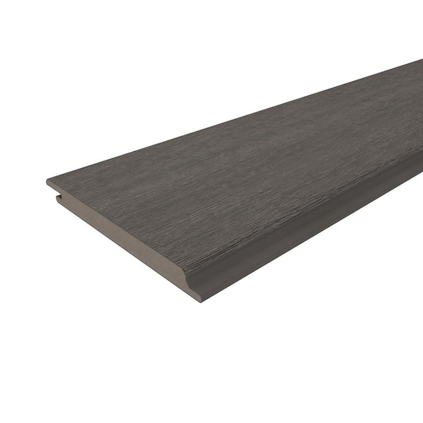 All Weather Siding Pro 5.59 in. x 96 in. Straight Grain Argentinian Silver Gray Composite Lap Siding