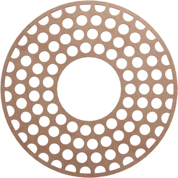 Ekena Millwork 0.375 in. x 22 in. x 22 in. Wood Medallion Moulding