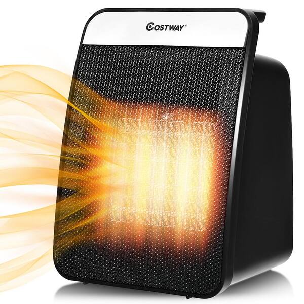 Costway 1500-Watt Safety Shut-Off Tilt Protection Office Portable Electric PTC Space Heater