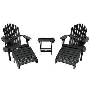 Hamilton Black 5-Piece Recycled Plastic Outdoor Conversation Set