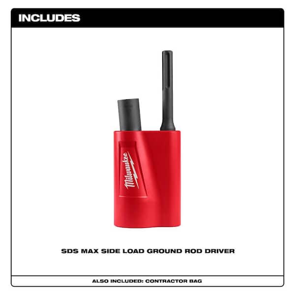 GODHERO Milwaukee SDS Max Side Load Ground Rod Driver 48-62-4070 - The