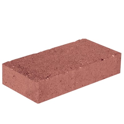 Holland 7.87 in. L x 3.94 in. W x 1.77 in. H Red Concrete Paver (672-Pieces/145 sq. ft./Pallet)