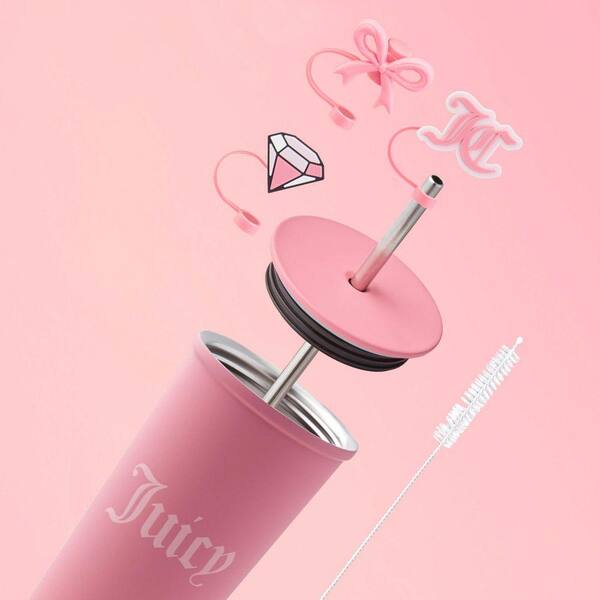 ジューシークチュール　タンブラー　juicy couture Glam Slip Hydration Stainless Steel Tumbler - Juicy Couture