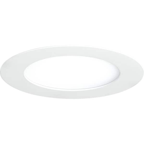 Progress Lighting 7 in. 3000K White Integrated LED Recessed Trim
