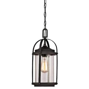 Grandview 1-Light Oil Rubbed Bronze with Highlights Outdoor Hanging Pendant
