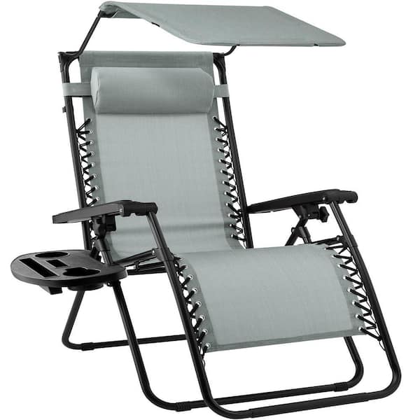 Angel Sar Folding Zero Gravity Outdoor Lounge Chair with