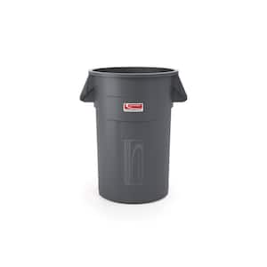 44 Gal. Gray Outdoor Trash Can