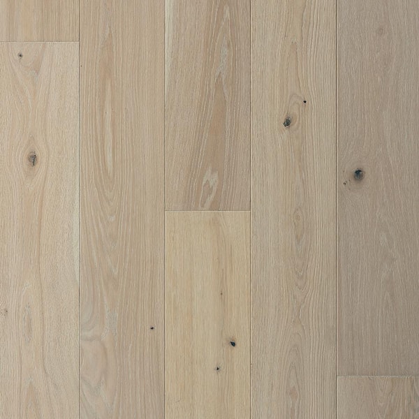 Malibu Wide Plank Marshalls French Oak 1/2 in. T x 7.5 in. W Tongue & Groove Wirebrushed Engineered Hardwood Flooring (1398.6 sq.ft./plt)