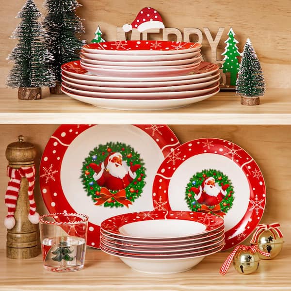 Melamine Ware Melamine Christmas Dinner Plates Christmas - Main Image