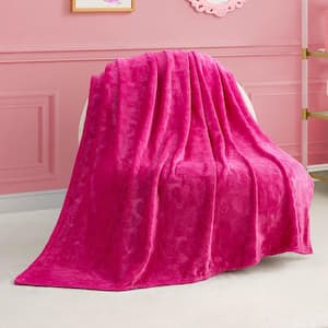 JUICY COUTURE Juicy Black/Red/Pink Sweet Cherry Bows 50 in. x 70