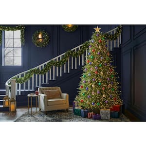 9 ft. Pre-Lit LED Grand Duchess Twinkling Balsam Fir Artificial Christmas Tree