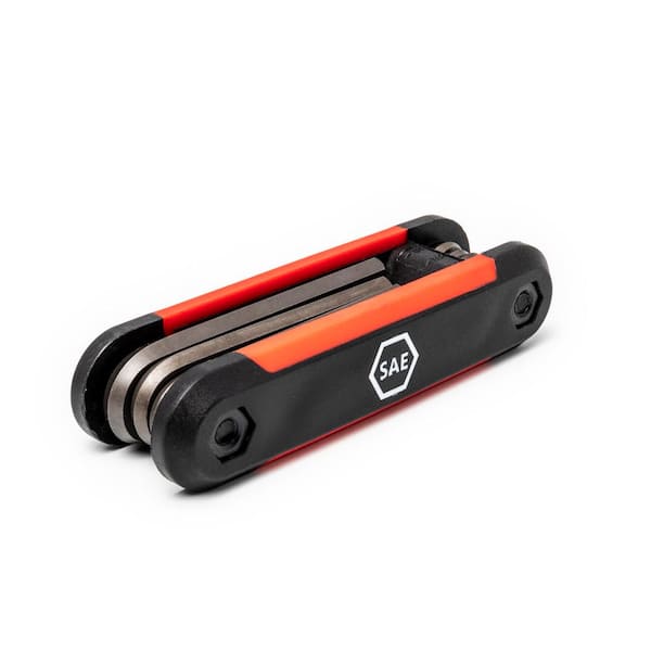 Husky Folding Hex Key Set, SAE (9-Piece) HFHKS9PC-06 - The Home Depot