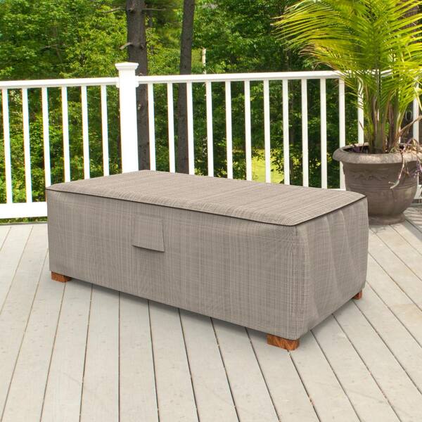 Budge English Garden Medium Patio Ottoman Coffee Table Covers P5a35pm1 The Home Depot - English Gardens Patio Furniture Covers