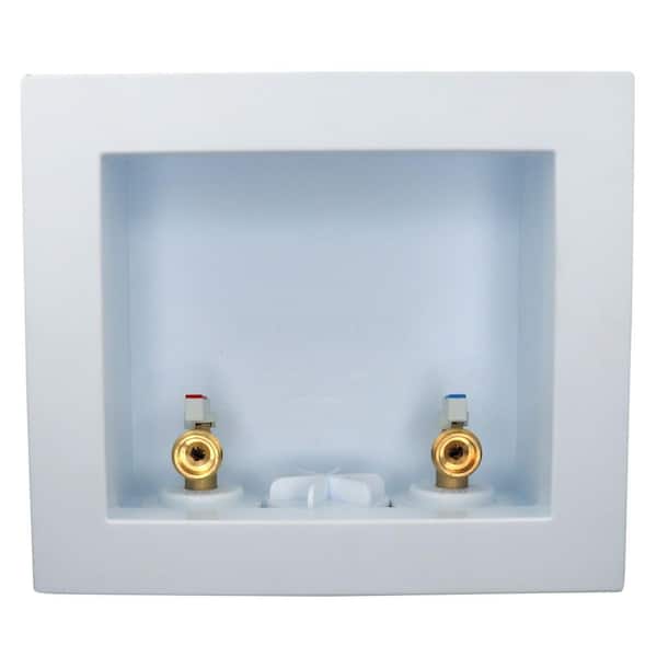 1/2 in. Brass Push-to-Connect x 3/4 in. Male Hose Thread Washing Machine Outlet Box