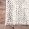 nuLOOM Caryatid Chunky Woolen Cable Off-White 6 ft. Square Rug CB01-606S -  The Home Depot