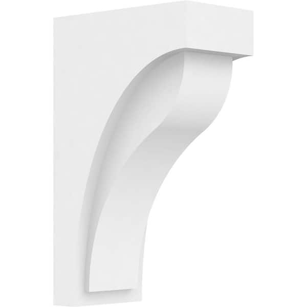 Ekena Millwork 3-1/2 in. x 10 in. x 6 in. Standard Helena Unfinsihed Architectural Grade PVC Corbel