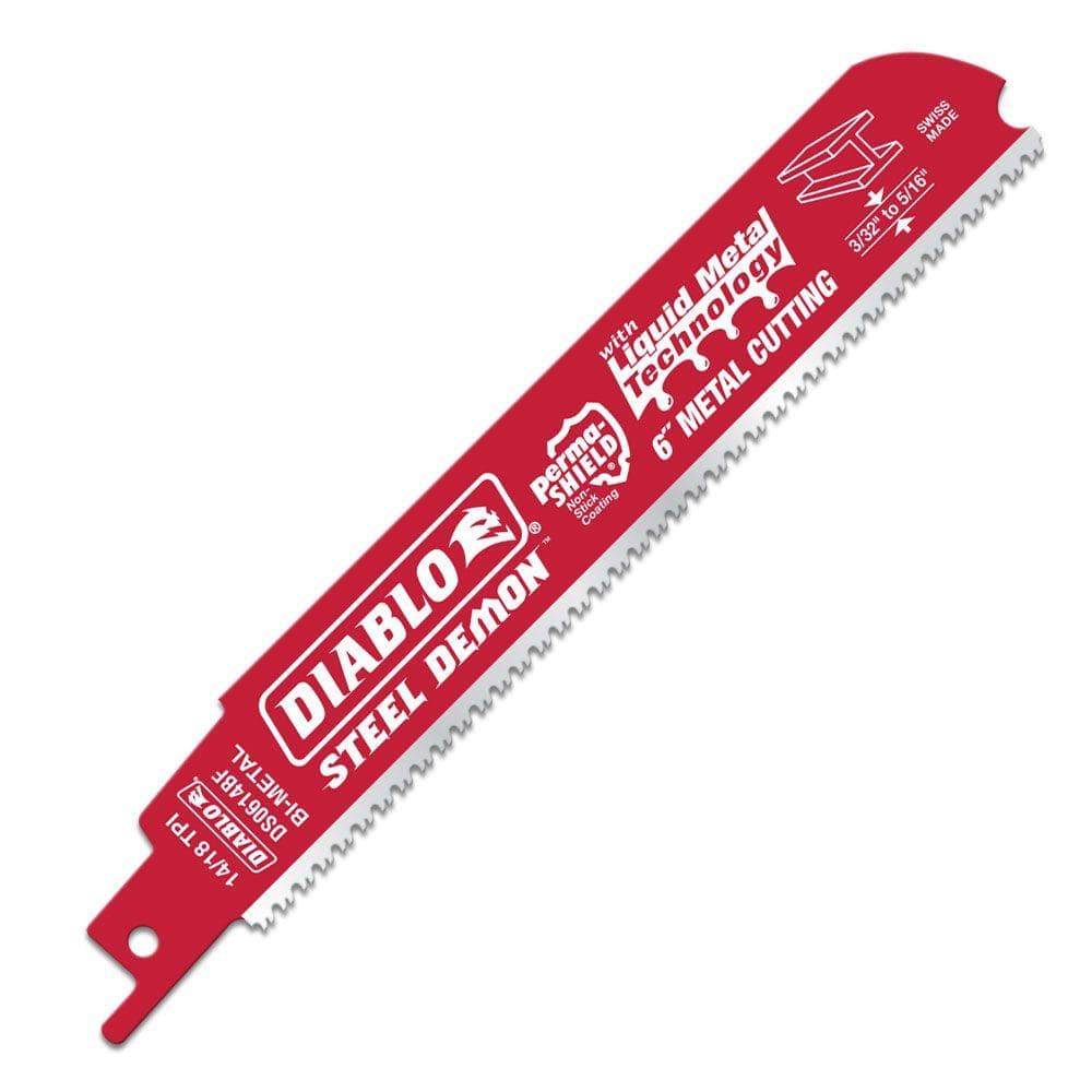 DIABLO 6 in. x 14/18 Teeth per in. Steel Demon Medium Metal