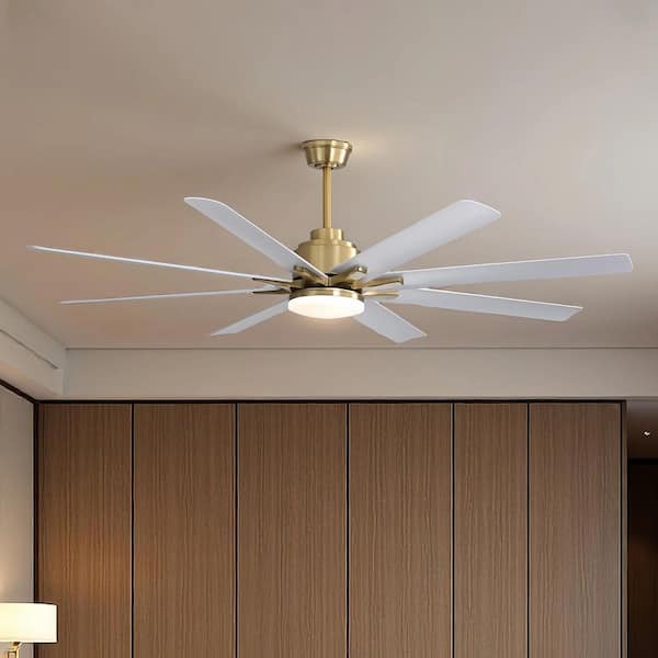 MODERN HABITAT Blade Span 52 in. Indoor Matte Black Ceiling Fan with LED Light Bulbs and Remote Control