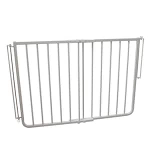 30 in. H x 27 in. to 42.5 in. W x 2 in. D Stairway Special Safety Gate in White