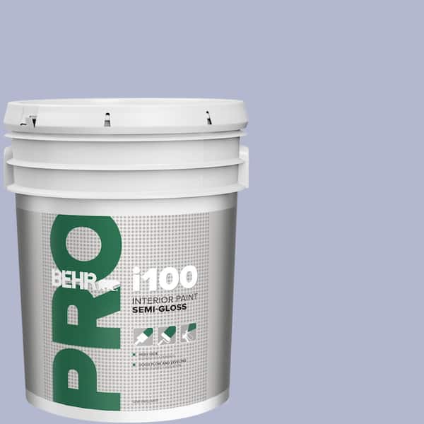 5 gal. #620C-3 Purple Surf Semi-Gloss Interior Paint