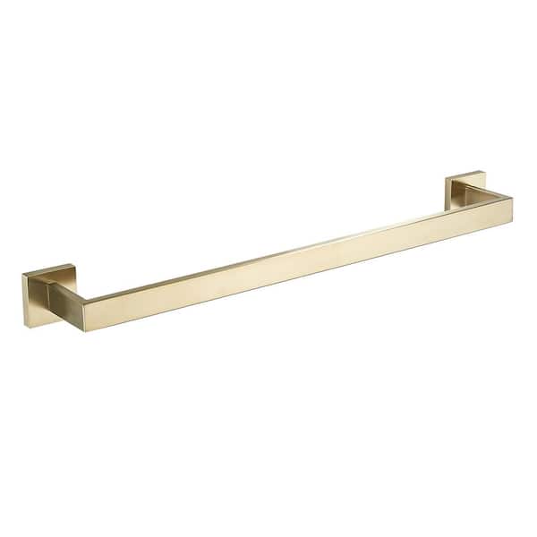 FORIOUS Towel Bar Wall Mounted In Gold Bathroom