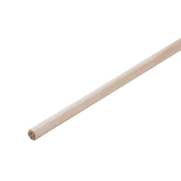 Unbranded 3/16 in. x 48 in. Raw Wood Round Dowel