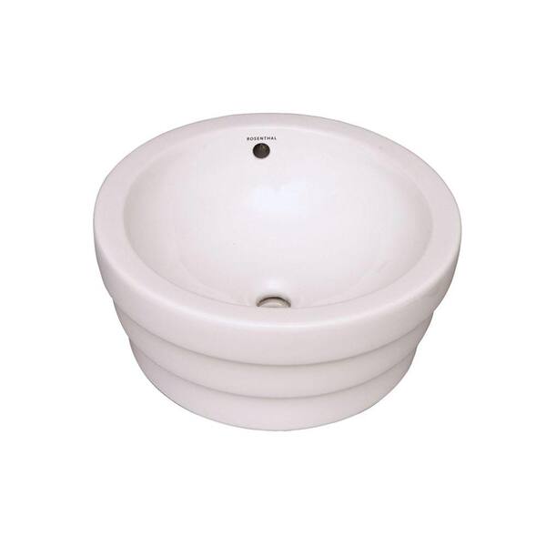 Barclay Products Rosenthal Vessel Sink in White