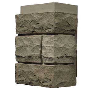 Random Rock Tri Buff 11 in. x 7 in. Faux Stone Siding Corner (4-Pack)