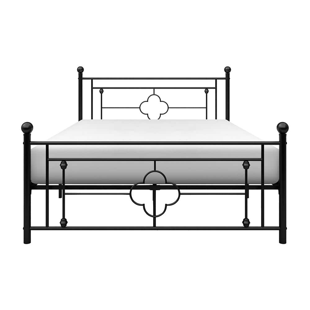 Bevelle Black Metal Frame Full Platform Bed