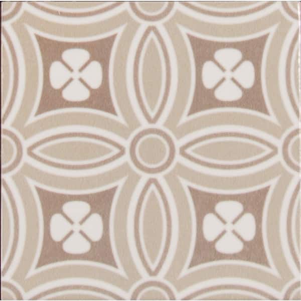 MSI Encaustic Camilla 5 in. x 5 in. Glossy Ceramic Wall Tile (0.19 sq. ft./Each)