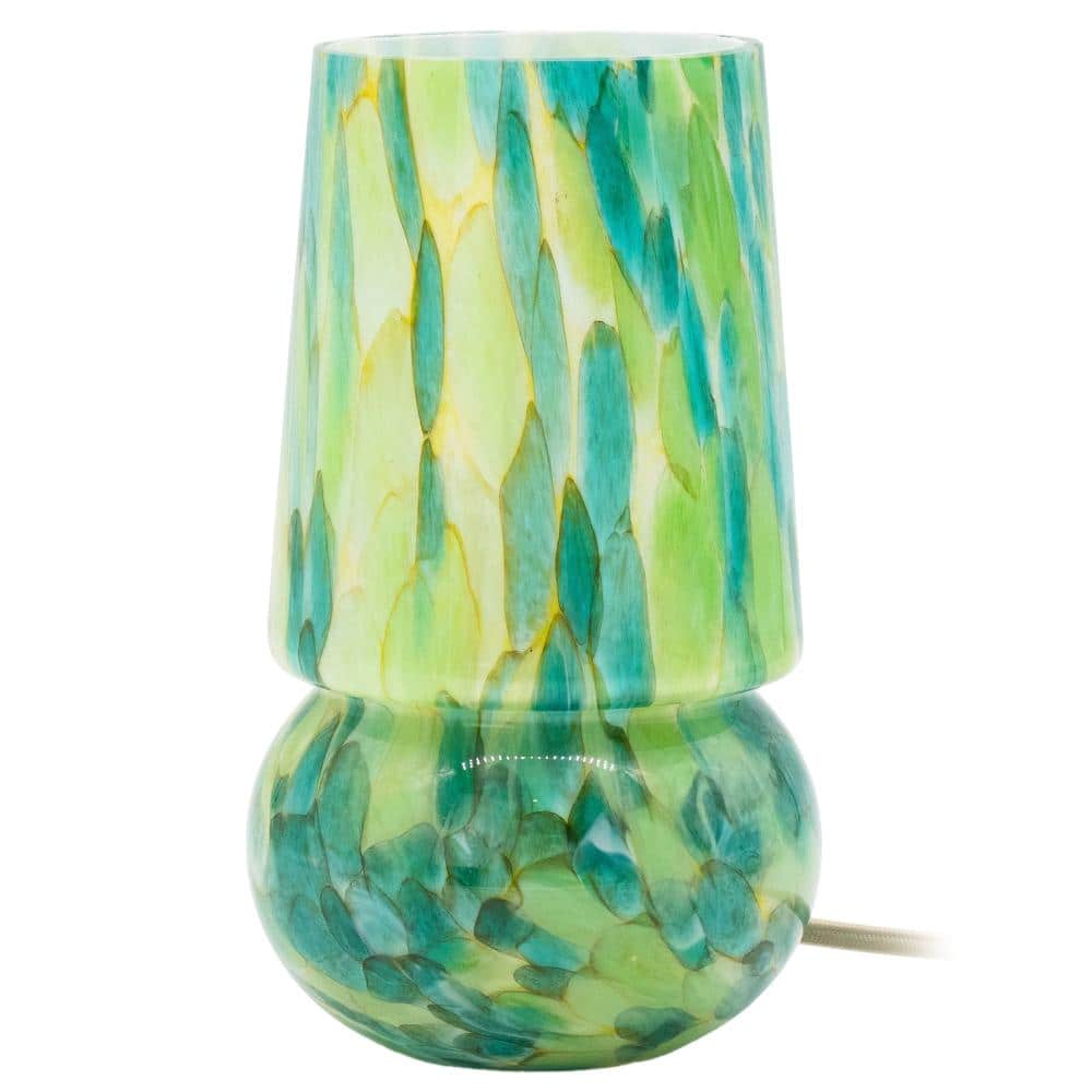 9.8 in. Multicolor Murano Style Confetti Glass Mushroom Table Lamp with Dimmer Switch for Bedroom and Living Room price history on PriceWatchPro
