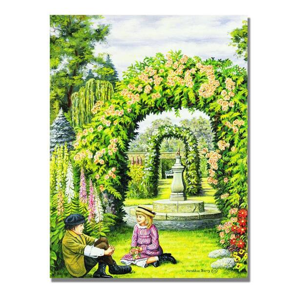 Trademark Fine Art 24 in. x 32 in. The Secret Garden, 2000 Canvas Art-DISCONTINUED
