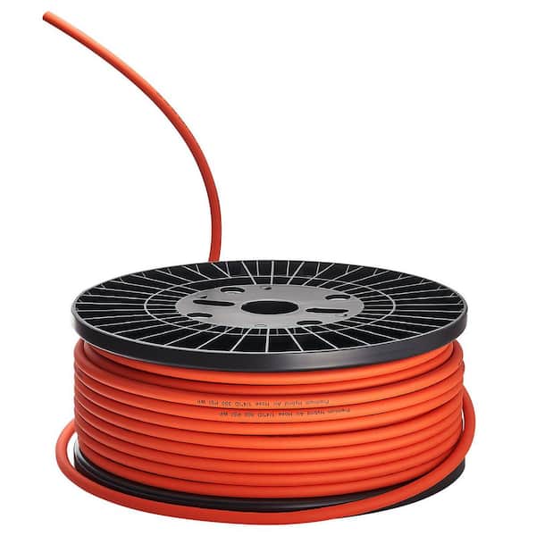 Orange Air Hose, 3/8 in. x 250 ft. Hybrid Air Hose, Lightweight Pneumatic Hose, Three-Layer Hybrid Material, 2025 update