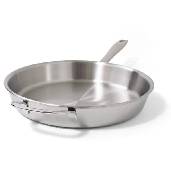 Alva Maestro 5-Ply Stainless Steel Frying Pan 11" - Oven Safe and Toxin-Free Cookware